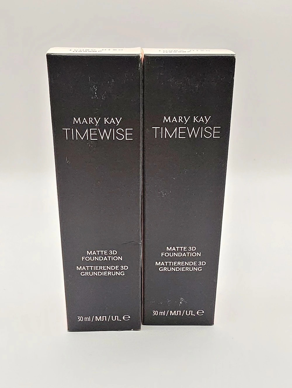 Mary Kay Timewise Matte 3D Foundation Ivory N160 2-Pack NWT